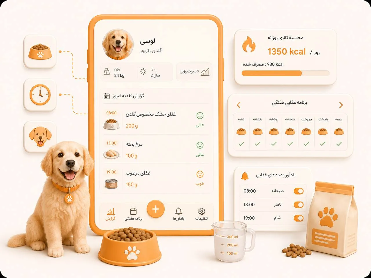 گزارش تغذیه